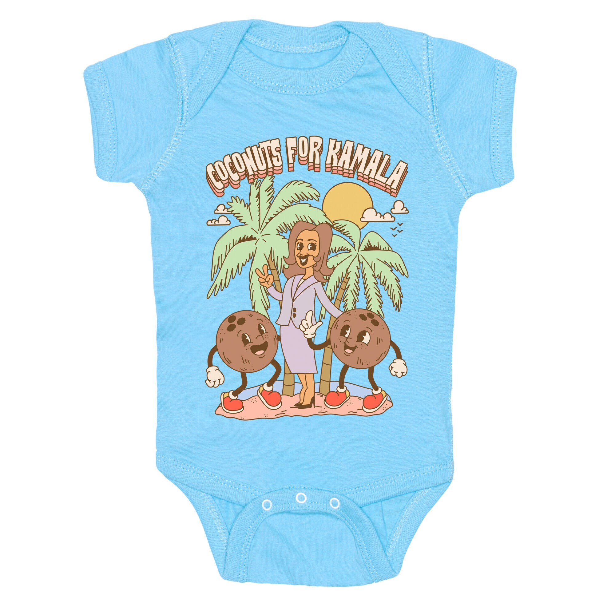 Coconuts For Kamala Baby One-Piece